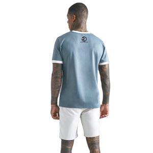 Ensemble d'été deux pièces à manches courtes sublimé pour hommes OEM personnalisé ensemble t-shirt et short en coton pour hommes - Product Image 4