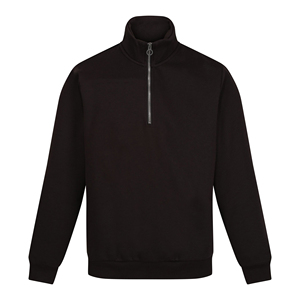 Custom High Quality <b>Men</b> Street Wear <b>Zip</b> up High Neck Fleece Heavyweight <b>Half</b> Zipper <b>Sweatshirt</b> - Product Image 5
