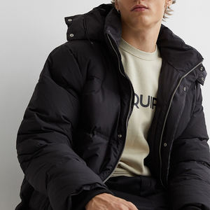 Chaquetas acolchadas de poliéster 100% nailon, logotipo personalizado, chaqueta acolchada extragrande para hombre - Product Image 3