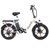 Vélo de route électrique CHEEVALRY C16, 7 vitesses, amortisseur avant, écran LED, pneus 20x3.0, capacité de charge 120 kg, 25 km/h