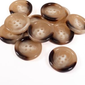 Botón de Cuerno de Búfalo Hecho a Mano, Redondo, Tacto Real, para Decoración de Bodas y Festividades - Product Image 2