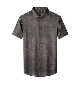 Best Choice Luxury Floral <b>Men's</b> Half Sleeve <b>Shirt</b> Slim Fit Designer Print Royal Style Casual Club Fashion Made in Bangladesh - Product Image 2