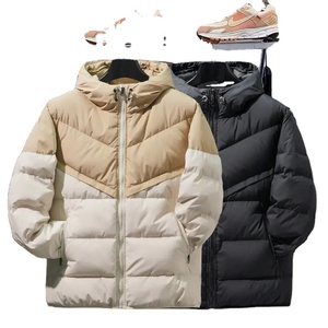 Chaqueta acolchada cálida Vintage para mujer para otoño e invierno, cuello alto con cremallera, Abrigo acolchado de algodón - Product Image 3