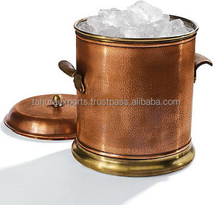 Nouveau seau à glace en acier inoxydable stocké seau de stockage de glace pour la fête de restaurant de mariage dans Barware décoration de la maison et cadeaux - Product Image 4