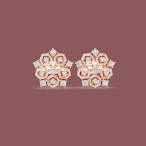 Diseño de joyería S925 plata esterlina personalizado clásico mujeres circón moissanita pendientes finos - Product Image 1