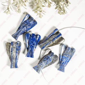 Wholesale Premium Natural Lapis Lazuli Little <b>Angels</b> 2" Polished Blue Color Healing Crystal For Decoration Meditation - Product Image 3