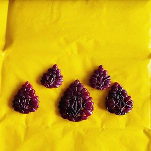 Rubí natural no calentado no tratado tallado África origen AAA calidad con brillo AAA piezas únicas y hermosas para joyería - Product Image 4