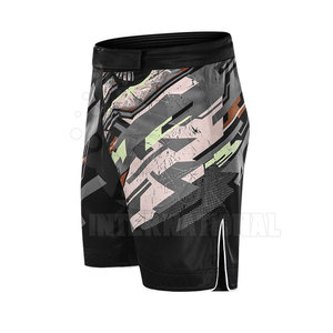 กางเกงมวย MMA สำหรับผู้ชาย,ที่มีคุณภาพพรีเมี่ยมที่มีน้ำหนักเบา Sublimated MMA ผ้านุ่มเอวกลางสำหรับออกกำลังกายที่สมบูรณ์แบบ - Product Image 2
