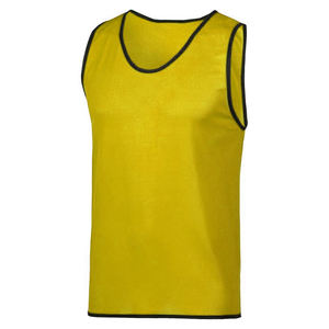 Chaleco de entrenamiento de fútbol de secado rápido transpirable de diseño personalizado de servicio OEM para adultos Chaleco de entrenamiento de malla de lona juvenil impermeable - Product Image 6