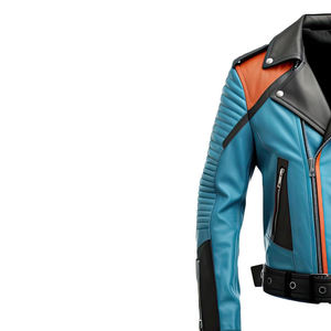 Blouson de moto unisexe en cuir coupe-vent 2026 – Vente en gros, design européen, production OEM personnalisée - Product Image 4