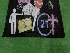 2026 High Quality Custom DTG DTF Screen Printing and Rhine Stones in Sleeves 100% Cotton Plain <b>T</b> <b>Shirt</b> For Men - Product Image 3