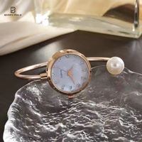 Nouveau réglable femmes bracelet perle montre-bracelet de luxe élégant dames femmes or accessoire montre à Quartz