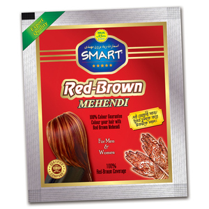 Tinte de Cabello Rojo Marrón Inteligente a Base de Henna, Polvo de Color Natural para el Cabello Sin Amoníaco, Color Marrón Natural, Venta al por Mayor de Fábrica - Product Image 1