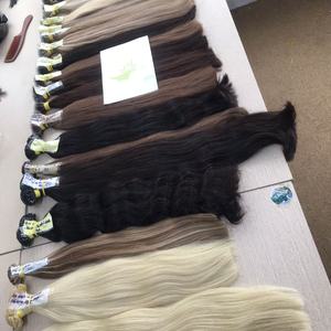 Extension de cheveux vierges vietnamiens Remy à cuticules alignés kératine FlatTips Prebonded Straight Wave Curly Style Hair Bamboo Hair - Product Image 2