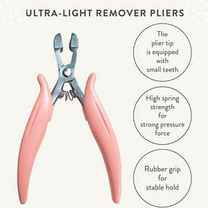 Pince à extensions de cheveux de qualité supérieure, en acier de haute qualité, avec logo personnalisé, en vente - Product Image 3