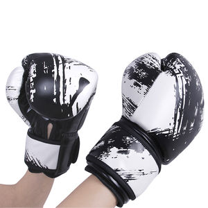 Gants de boxe en cuir de haute qualité, robustes, respirants, fermeture à boucle et crochet, prix raisonnable, équipement de protection, poignées de main - Product Image 6