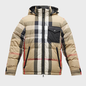 2025 hombres cálido logotipo personalizado Color a juego invierno Puff prendas de vestir exteriores hombres burbuja chaqueta puffer chaqueta de invierno - Product Image 1