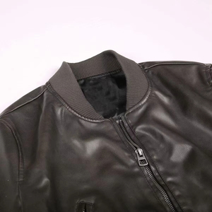 Hot Girl Stand Collar <b>Distressed</b> Bomber Jacket 2025 Women's Fashion Commuter Windproof Breathable Eco-Friendly Quick Dry Heated - Product Image 2