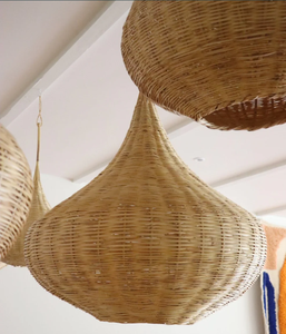 Lámpara Colgante de Mimbre de Bambú Hecha a Mano Estilo Boho para Hogar, Cafetería, Restaurante - Product Image 4