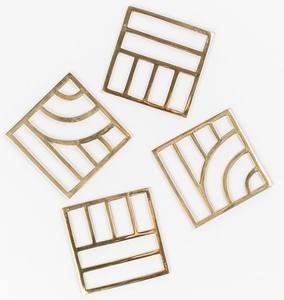 Juego de 4 de madera para decoración de comedor de Hotel diseño superior con revestimientos de madera de mango pulido oscuro superventas - Product Image 3