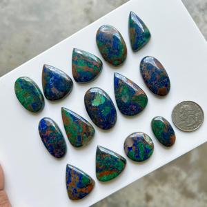 Zarinite naturelle de haute qualité en vrac Cabochon pierres précieuses guérison matériaux dégringolés pour la fabrication de bijoux en gros - Product Image 4