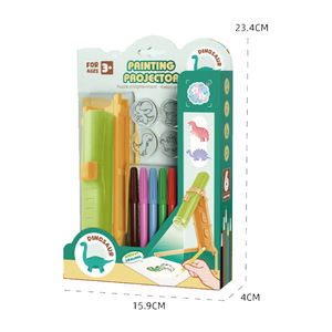 QS mainan papan gambar proyektor kartun, Multi warna-warni untuk anak-anak hadiah 3 + usia - Product Image 6