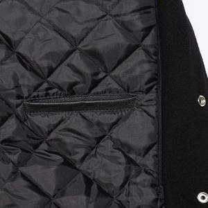 2025 Logo personnalisé laine corps peau de vache en cuir véritable manches broderie collège Baseball unisexe université Letterman veste - Product Image 4