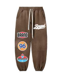 Exquisito logotipo de marca personalizado al por mayor, parches desgastados, sudaderas con capucha de lavado ácido y declaración de Jogger, ropa de calle, chándales Unisex - Product Image 3