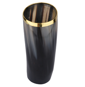 Fabrication de corne de buffle Offre spéciale Verre à vin en corne de buffle au design naturel exclusif Meilleure vente - Product Image 1