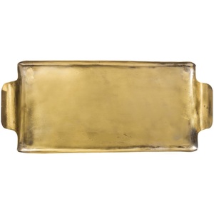 Aluminium Metal <b>Decorative</b> <b>Tray</b> Luxury Design Tabletop <b>Tray</b> Modern Serving <b>Tray</b> for Home Gift and Home Decor - Product Image 1