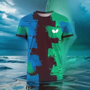 Camisetas de hombre, ropa de entrenamiento europea y de bádminton para deportes de verano, Camiseta cómoda para niños y adultos - Product Image 5