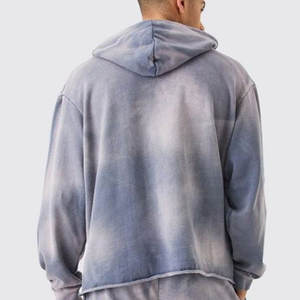 Chándal informal de invierno de gran tamaño para hombre, conjunto de pantalones de chándal con capucha, estampado personalizado XL, forro polar, Jogger de talla grande con logotipo - Product Image 4