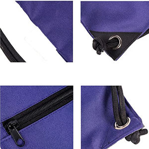 Nueva Bolsa Deportiva Personalizada de Poliéster Impermeable con Cordón para Gimnasio, Unisex, Disponible en Varios Colores - Product Image 5