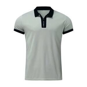 Polo rosa con cremallera de cuarto para hombre, jersey de manga corta de algodón 100%, polos de talla grande, ropa informal cómoda de verano - Product Image 6