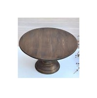 Support à gâteau 3 niveaux en aluminium et bois, finition argentée, forme ovale, dernière collection de mariage, pour fruits, 2 Brother's Collection CS-22