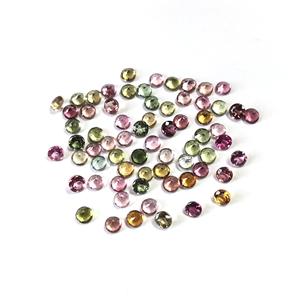 Pierres précieuses en vrac certifiées IGI de qualité AAA 2.25mm, multi-tourmaline, taillées à facettes, de haute qualité, pierres semi-précieuses naturelles - Product Image 5