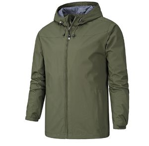 Chaqueta cortavientos de alta calidad hecha a medida para hombre, diseño único, de talla grande, chaqueta impermeable transpirable de otoño, cierre de cremallera - Product Image 4