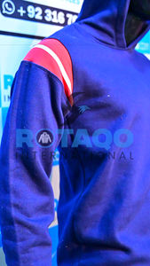 Ensemble de survêtements en laine de haute qualité pour hommes hiver sweat à capuche à manches longues pantalon de jogging Patchwork Fitness Run Suit Casual - Product Image 4