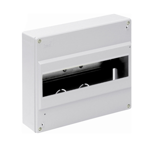 Quadro di distribuzione superficiale per un massimo di 12 elementi, 240x192x68mm. (Solera 694) - Product Image 1