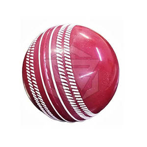 Pelota de Críquet de Cuero Rojo de Alta Calidad, Costura Fina, Acabado Pulido, Duradera, Ligera, Cómoda, Personalizable, Color Personalizado para - Product Image 6