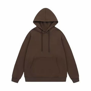 Automne nouveau Logo classique brodé pur coton sweat à capuche 3D imprimé chemise en relief à capuche pour hommes - Product Image 4