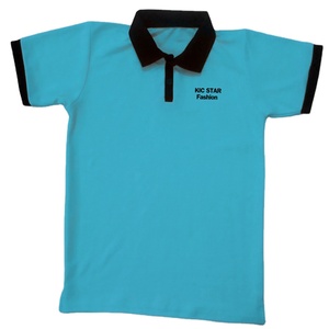 Polo Casual de Manga Corta, Color Sólido, Corte Regular, 100% Algodón Piqué, Polo de Dos Tonos con Logotipo Personalizado - Product Image 2