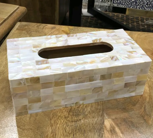 Boîte à mouchoirs en bois nacre très demandée, incrustation de nacre, meilleur cadeau pour femme et amis, voiture - Product Image 6