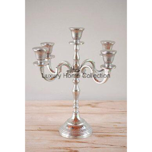 Candélabre forgé couleur or Designer fantaisie table mariage et pièce maîtresse décor église maison et bougeoir de noël - Product Image 4