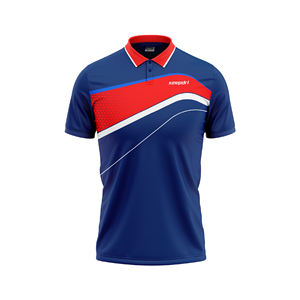 Polo de poliéster transpirable de secado rápido sin costuras personalizable para hombres y mujeres Pickleball Tennis Vietnam - Product Image 3