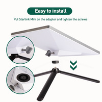 Support trépied en alliage d'aluminium Starlink Mini avec adaptateur de tuyau, kit portable pour l'extérieur