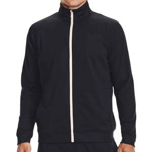 Chaqueta transpirable para hombre, chaqueta transpirable con cuello levantado y cremallera frontal de LICRA de poliéster a prueba de viento de tamaño personalizado - Product Image 1