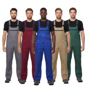 Pantalones de Seguridad con Peto de Nailon y Poliéster, Diseño Popular, Talla Personalizada, Alta Visibilidad, Ropa de Trabajo - Product Image 1