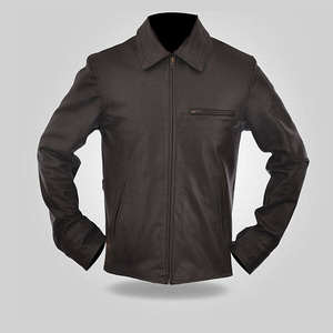 Windproof high quality best design breathable <b>Men</b> Leather <b>Jackets</b> pockets <b>Jacket</b> Premium quality low price <b>Men</b> Leather <b>Jacket</b> - Product Image 5