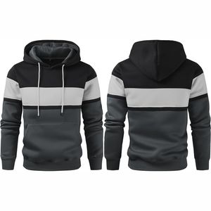 Vente en gros de pulls à capuche en coton 320 g/m² de haute qualité pour hommes - Product Image 4